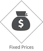 Fixed prices All prices are fixed